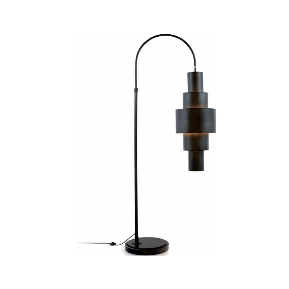 SinWay Floor-023 &middot; Natural marble and Spanish alabaster floor lamp