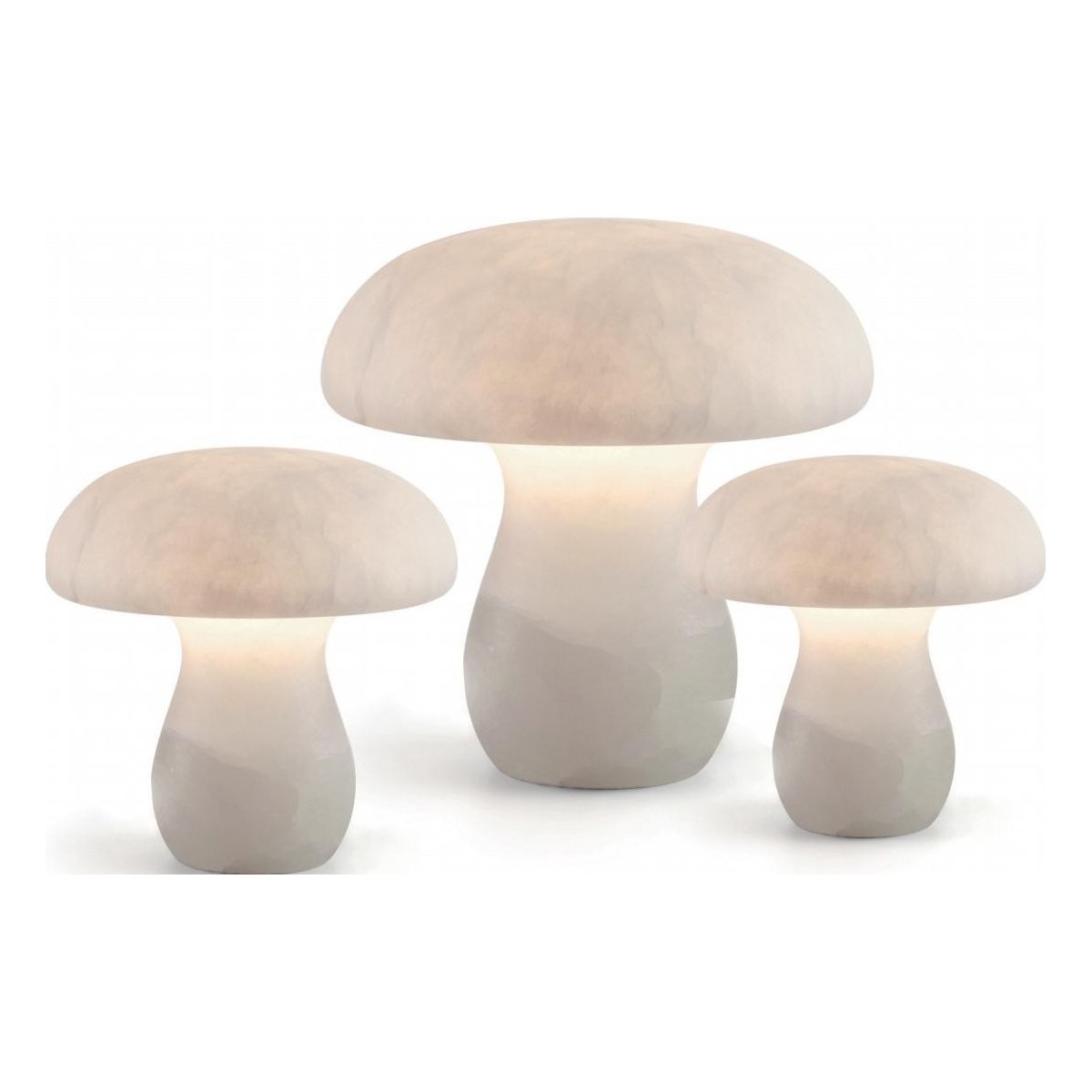 SinWay Table-052 &middot; Natural marble and Spanish alabaster table lamp