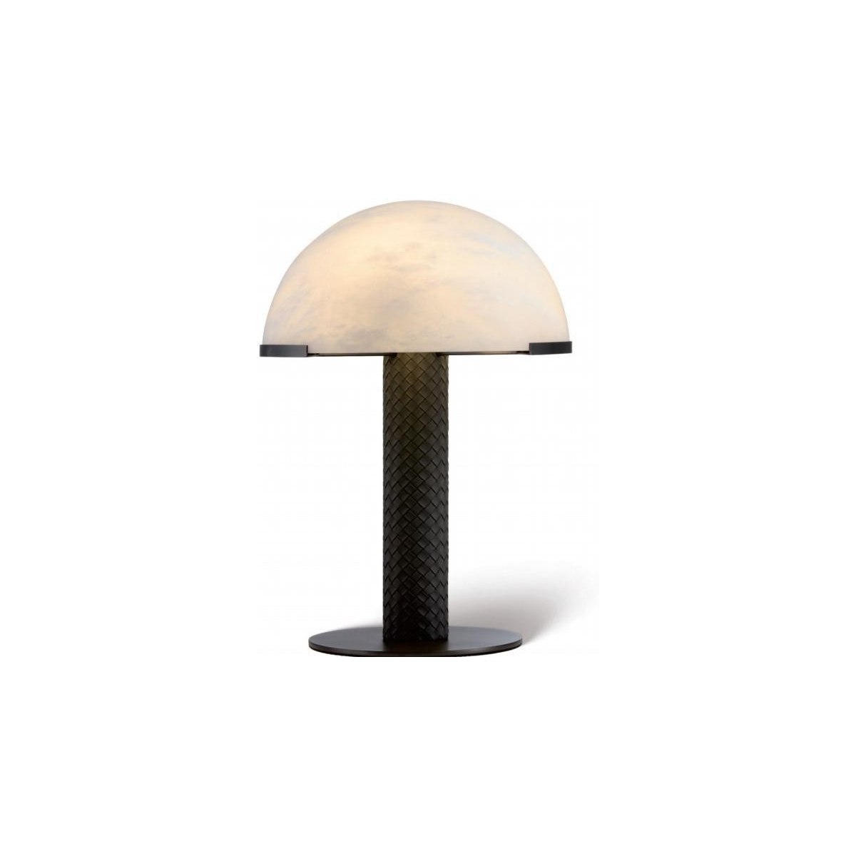 SinWay Table-058 &middot; Natural marble and Spanish alabaster table lamp