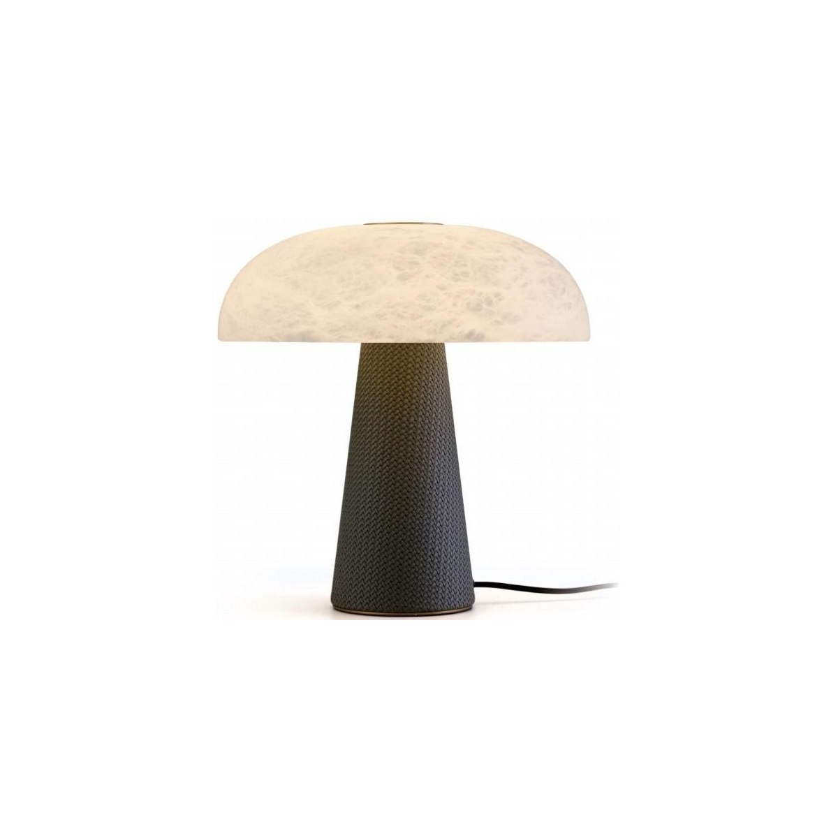 SinWay Table-033 &middot; Natural marble and Spanish alabaster table lamp