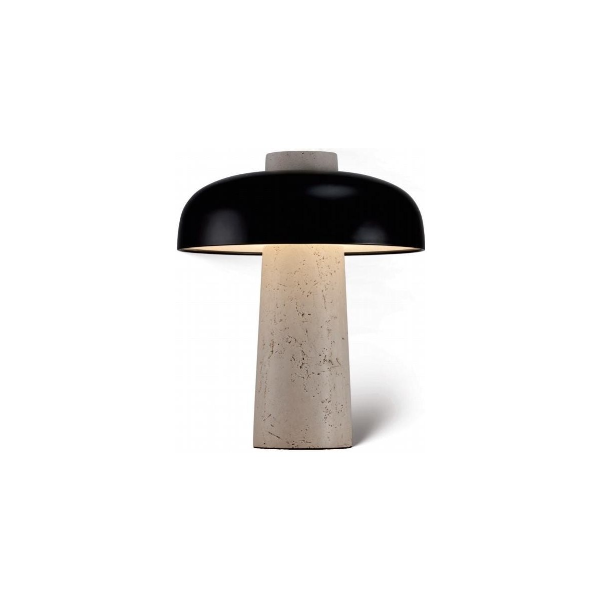 SinWay Table-070 &middot; Natural marble and Spanish alabaster table lamp