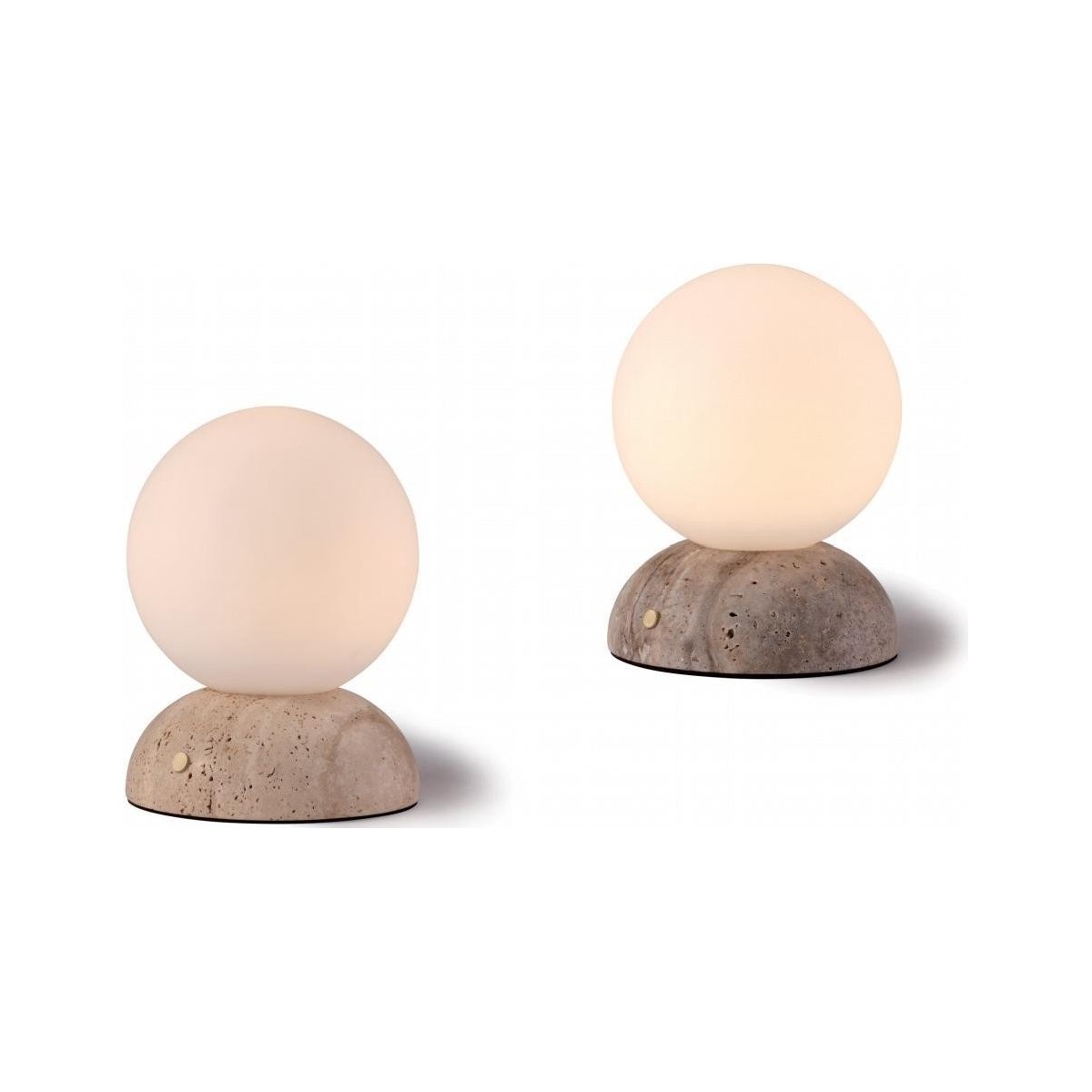 SinWay Table-028 &middot; Natural marble and Spanish alabaster table lamp