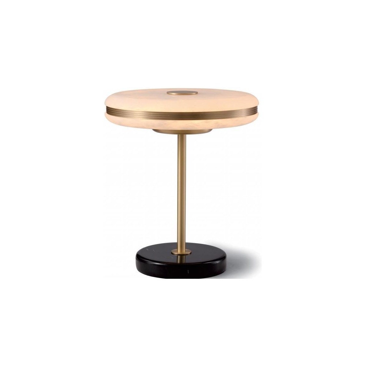 SinWay Table-065 &middot; Natural marble and Spanish alabaster table lamp