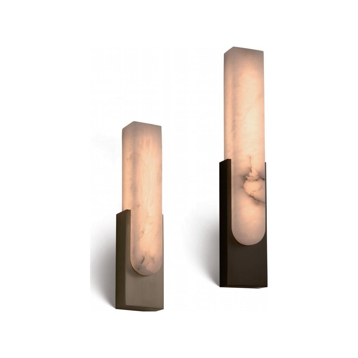 SinWay Wall-077 &middot; Natural marble and Spanish alabaster wall light
