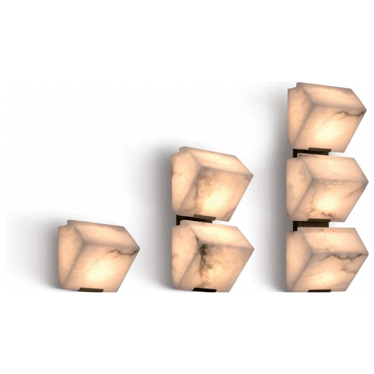 SinWay Wall-085 &middot; Natural marble and Spanish alabaster wall light