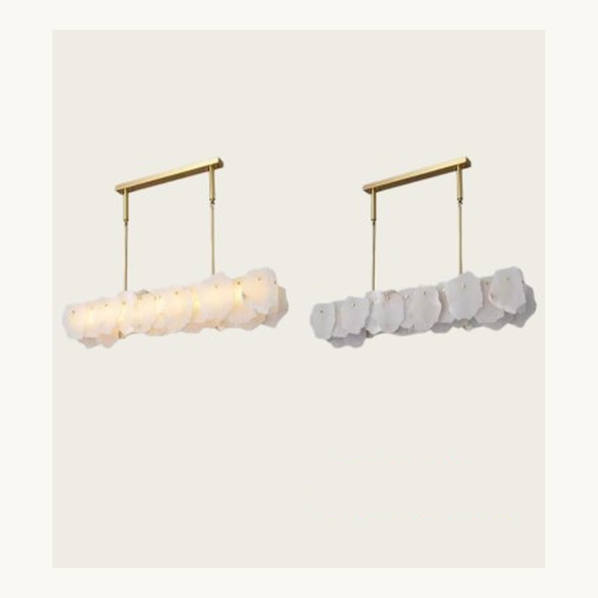 SinWay Pendant-017 &middot; Natural marble and Spanish alabaster pendant light