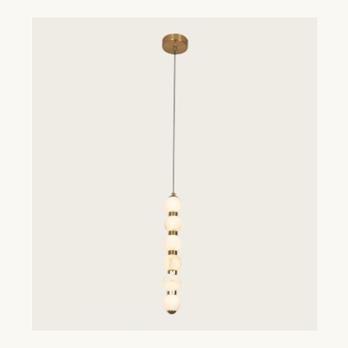 SinWay Pendant-018 &middot; Natural marble and Spanish alabaster pendant light
