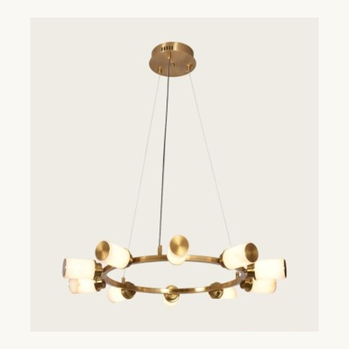 SinWay Pendant-022 &middot; Natural marble and Spanish alabaster pendant light