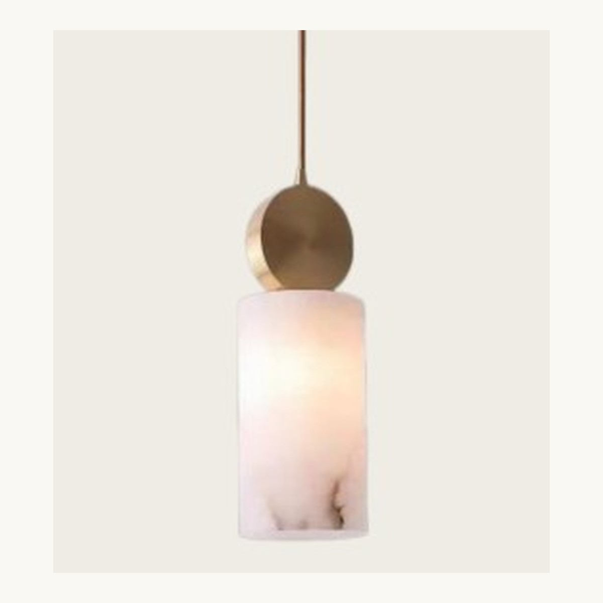 SinWay Pendant-044 &middot; Natural marble and Spanish alabaster pendant light