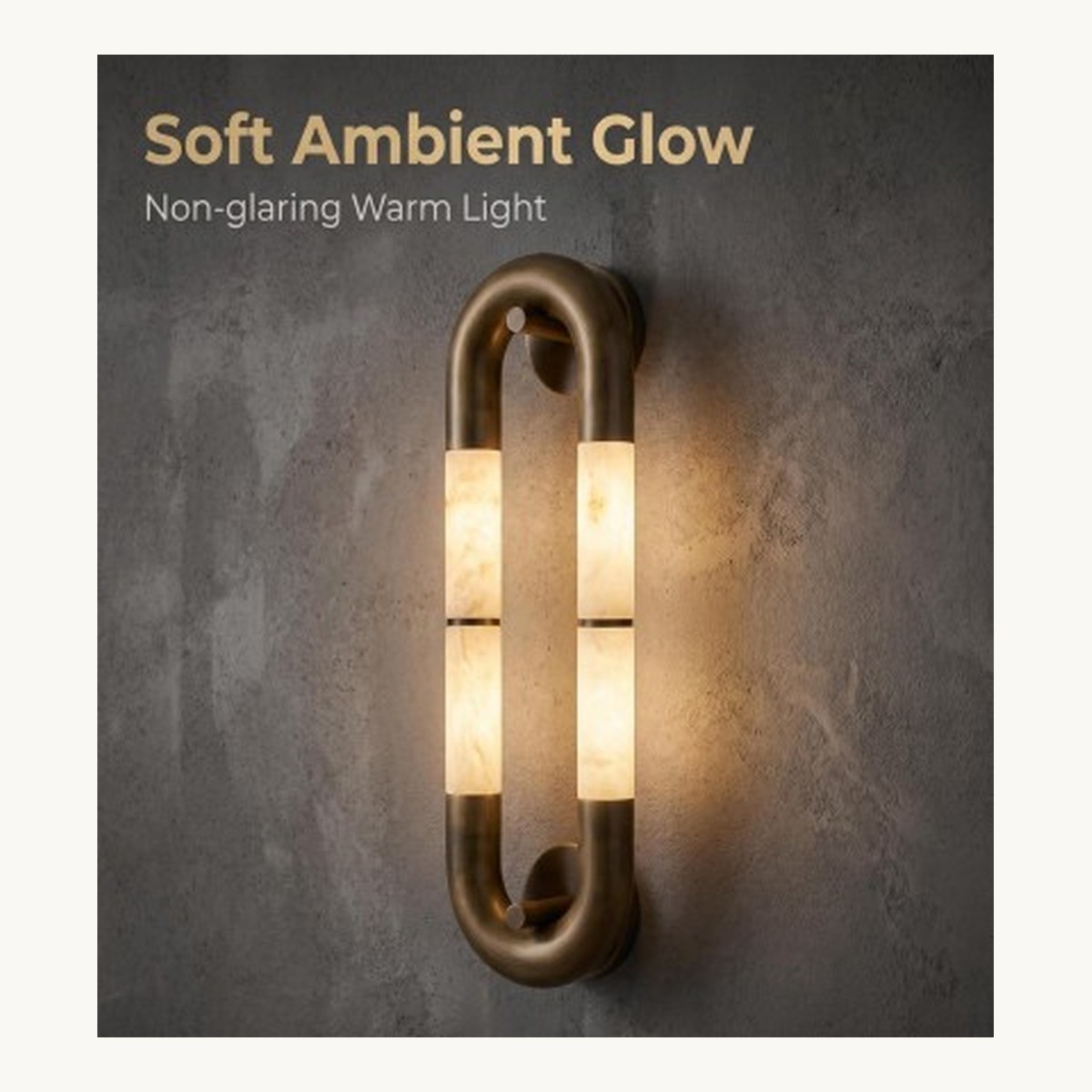 SinWay Wall-013 &middot; Natural marble and Spanish alabaster wall light