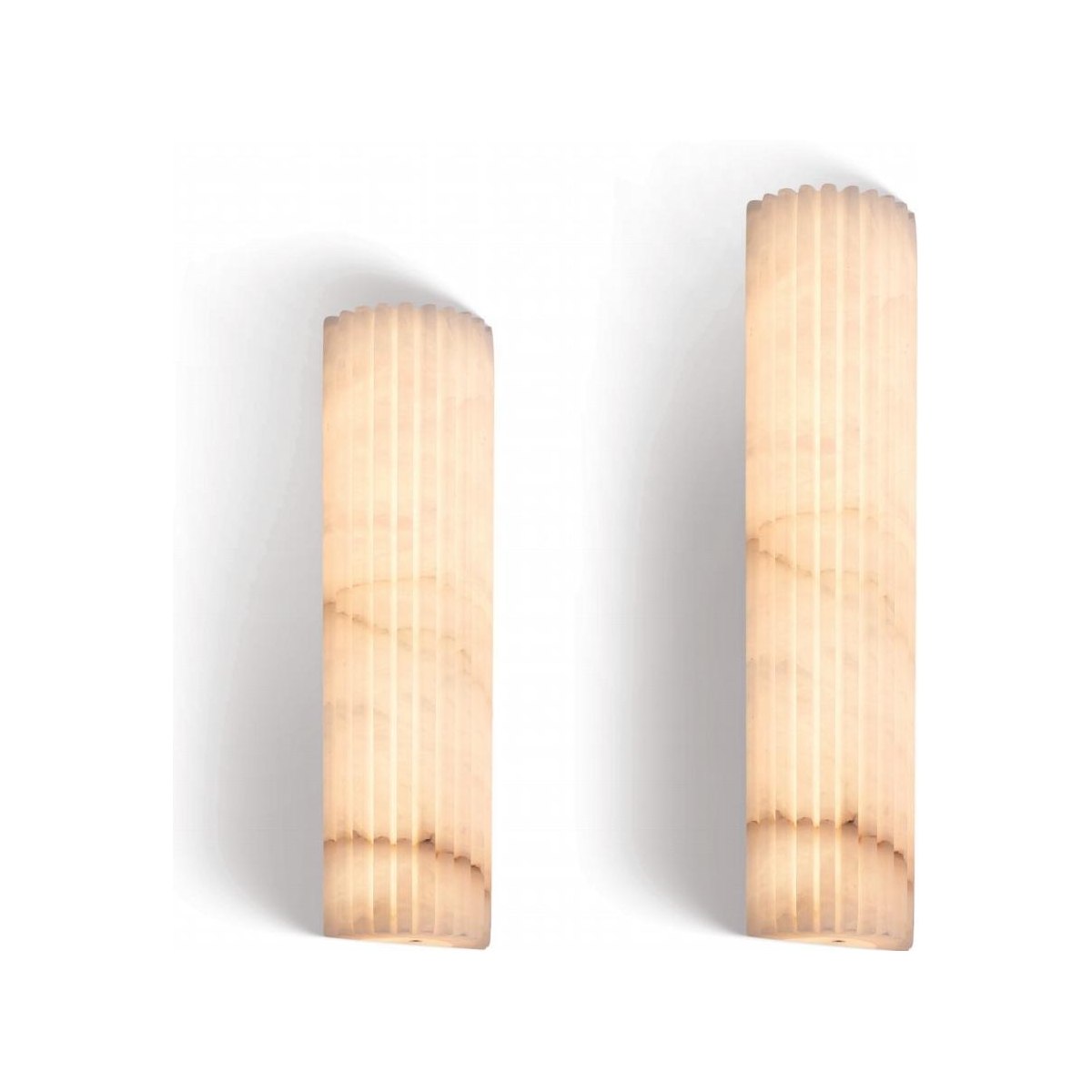 SinWay Wall-038 &middot; Natural marble and Spanish alabaster wall light