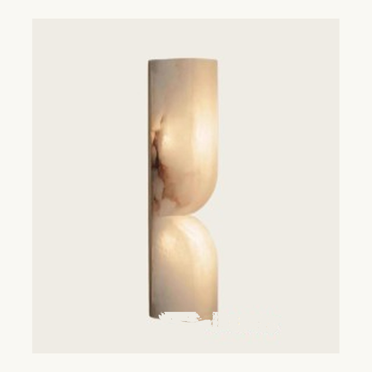SinWay Wall-043 &middot; Natural marble and Spanish alabaster wall light