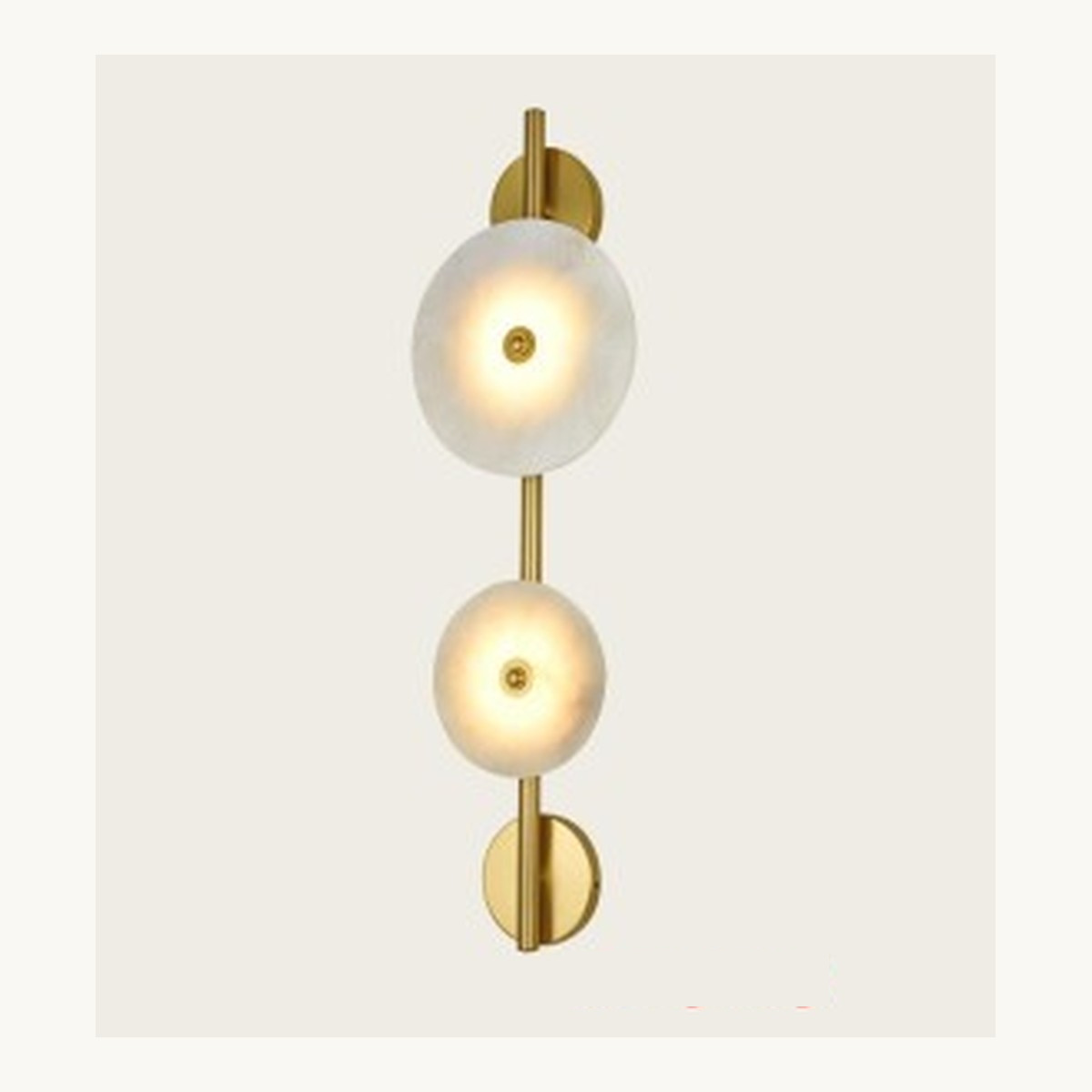 SinWay Wall-045 &middot; Natural marble and Spanish alabaster wall light