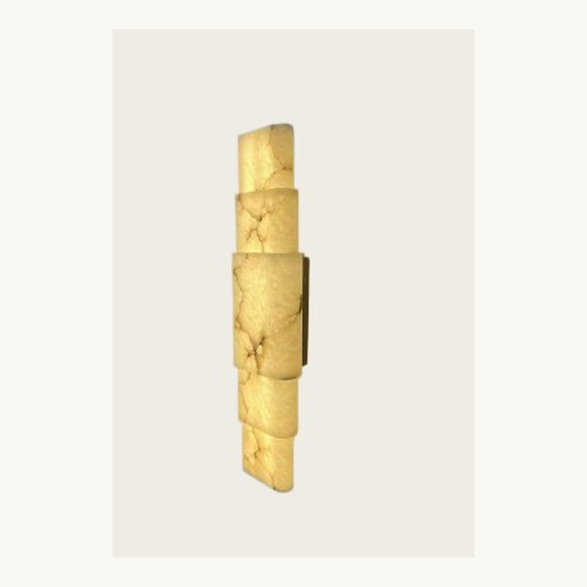 SinWay Wall-048 &middot; Natural marble and Spanish alabaster wall light