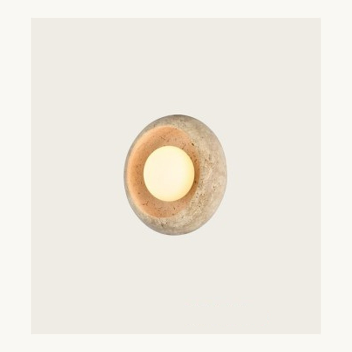 SinWay Wall-051 &middot; Natural marble and Spanish alabaster wall light