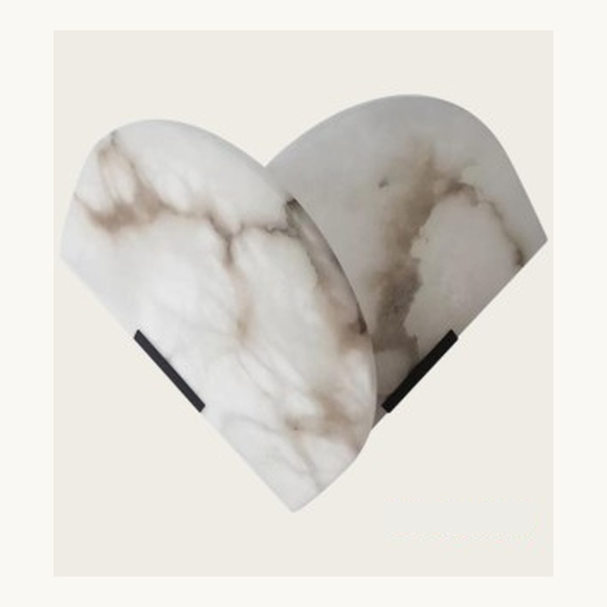 SinWay Wall-058 &middot; Natural marble and Spanish alabaster wall light