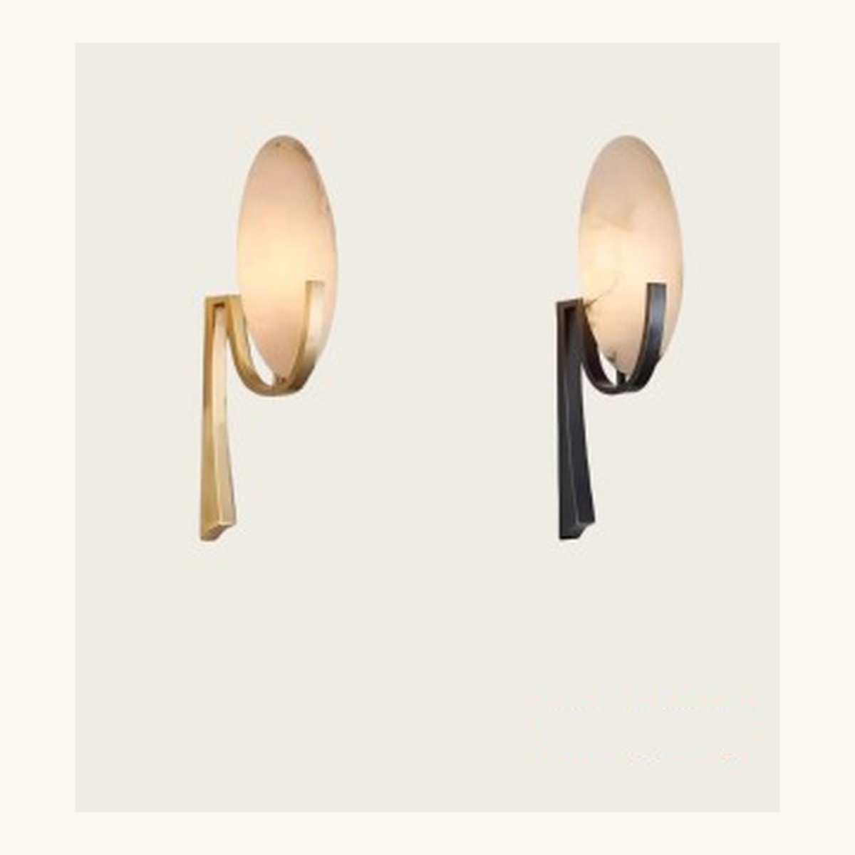 SinWay Wall-061 &middot; Natural marble and Spanish alabaster wall light