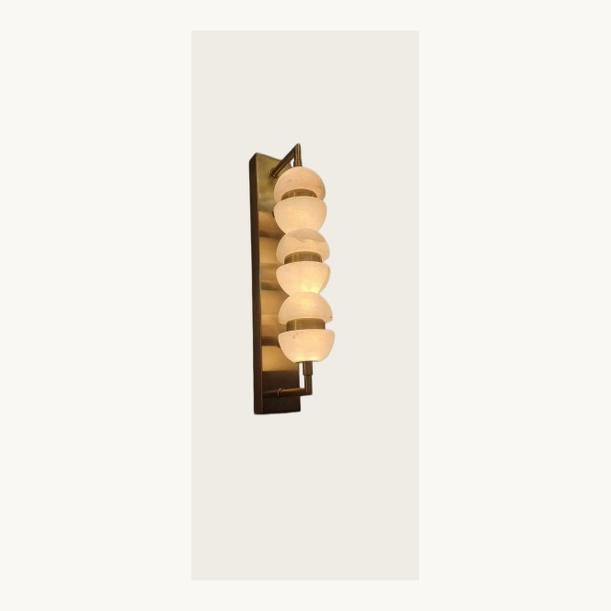 SinWay Wall-070 &middot; Natural marble and Spanish alabaster wall light