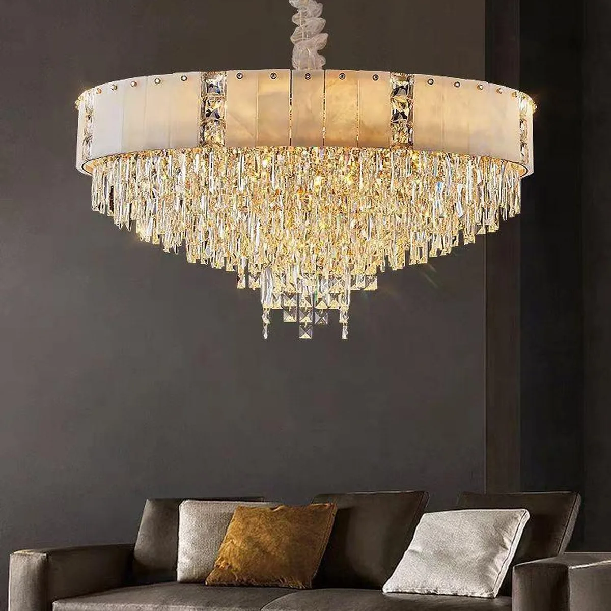 SinWay sinway-murano-153 · Murano Style Crystal Pendant Lamp