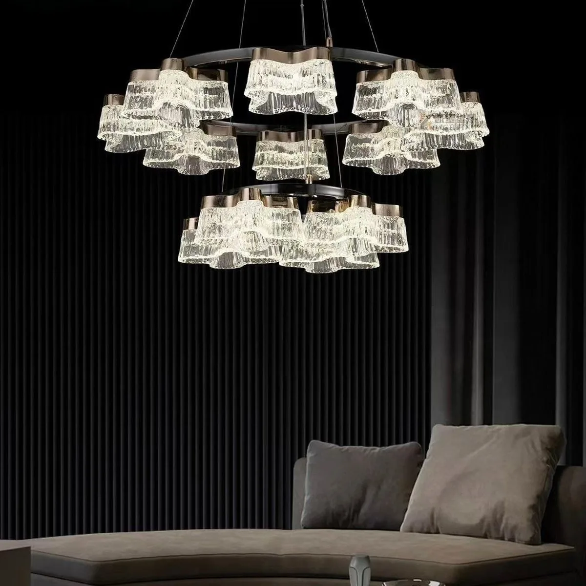 SinWay sinway-murano-184 · Murano Style Crystal Pendant Lamp