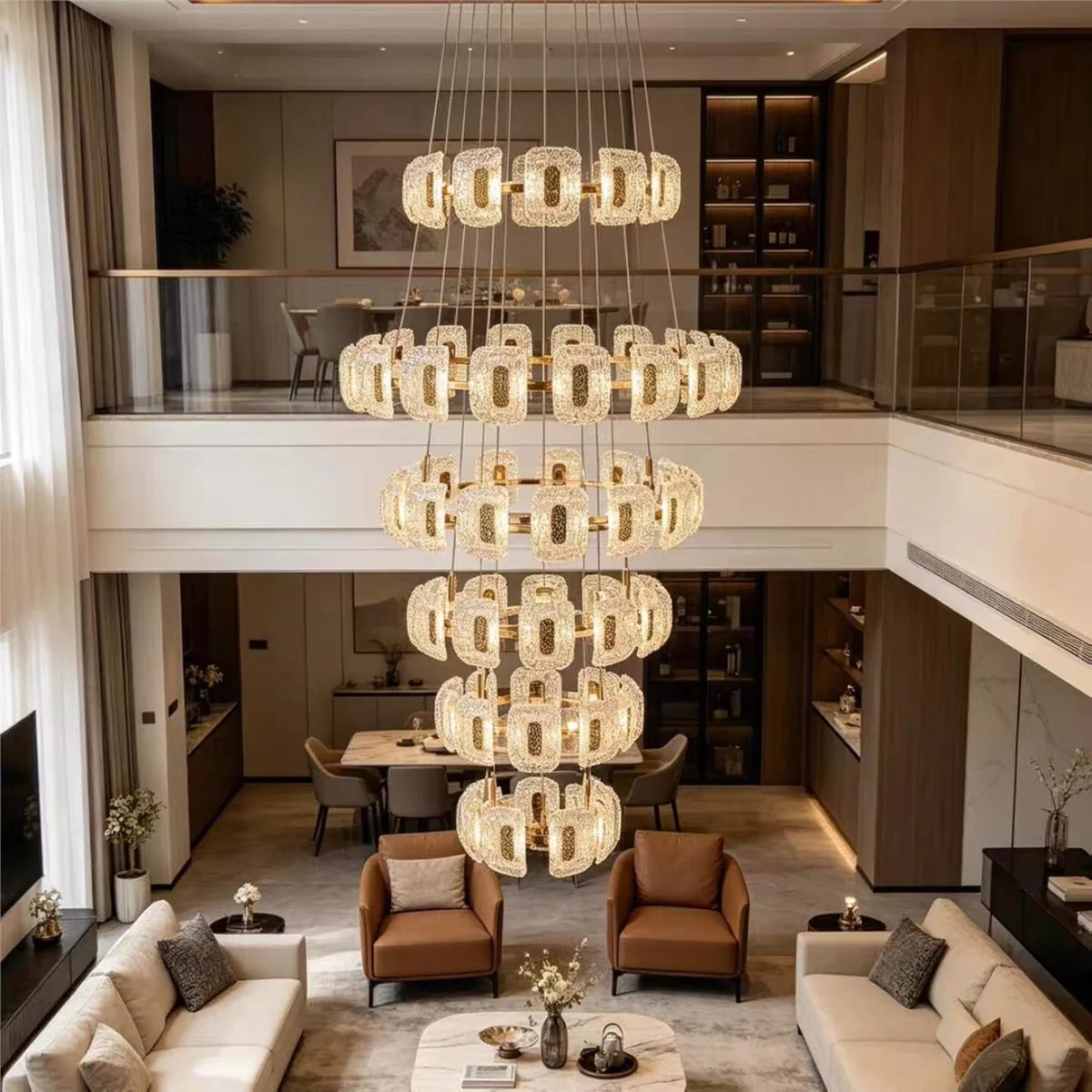 SinWay sinway-murano-213 · Murano Style Crystal Pendant Lamp