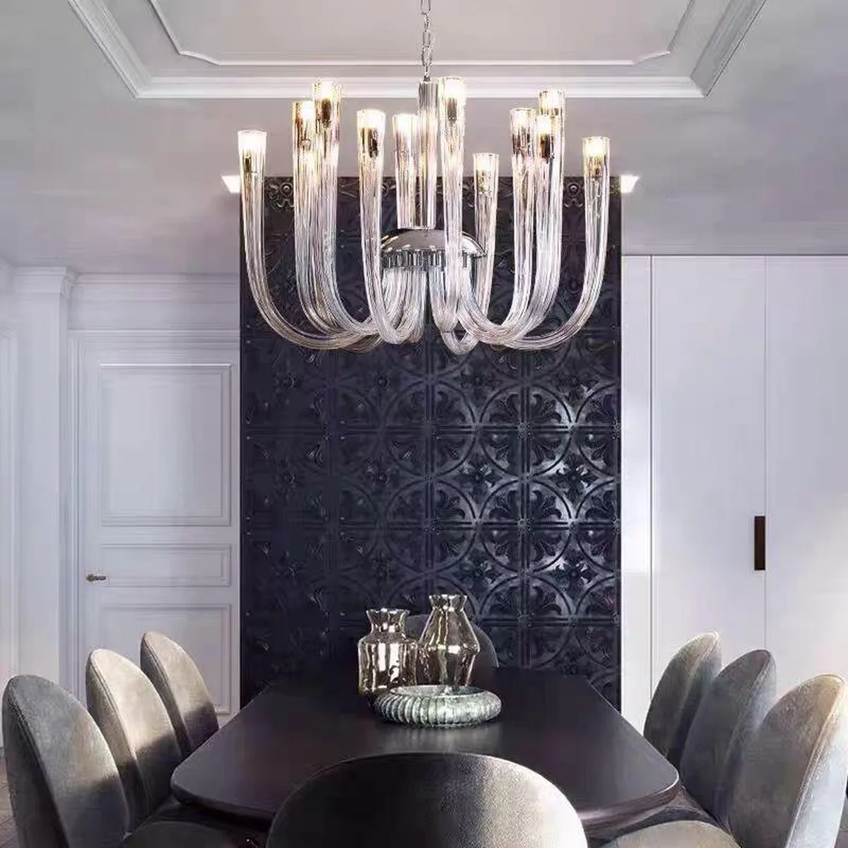 SinWay sinway-murano-098 · Murano Style Crystal Pendant Lamp