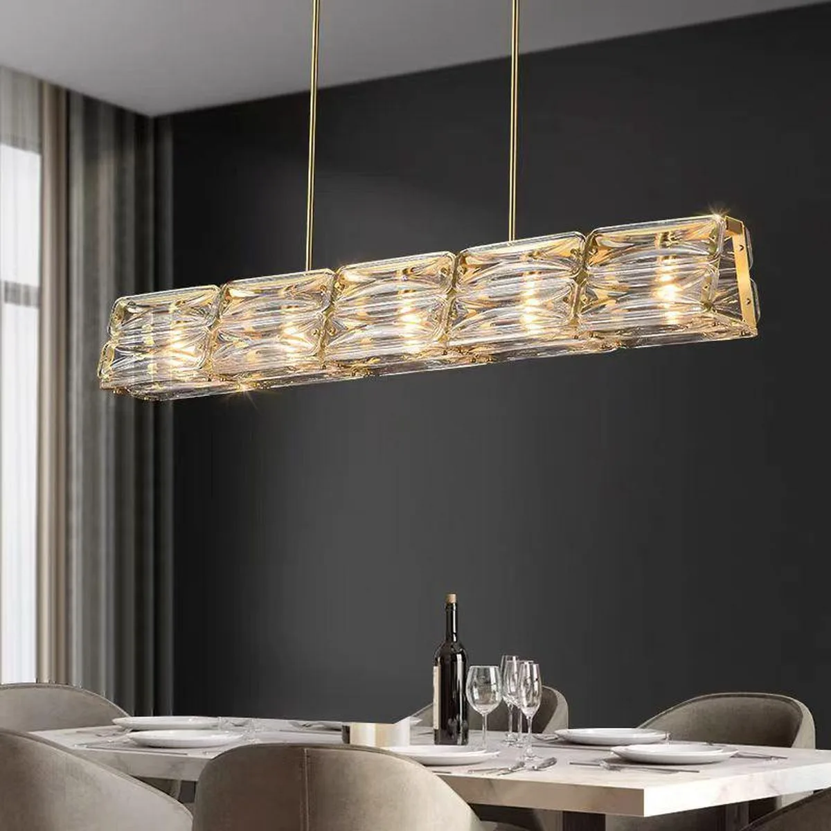 SinWay sinway-murano-033 · Murano Style Crystal Pendant Lamp
