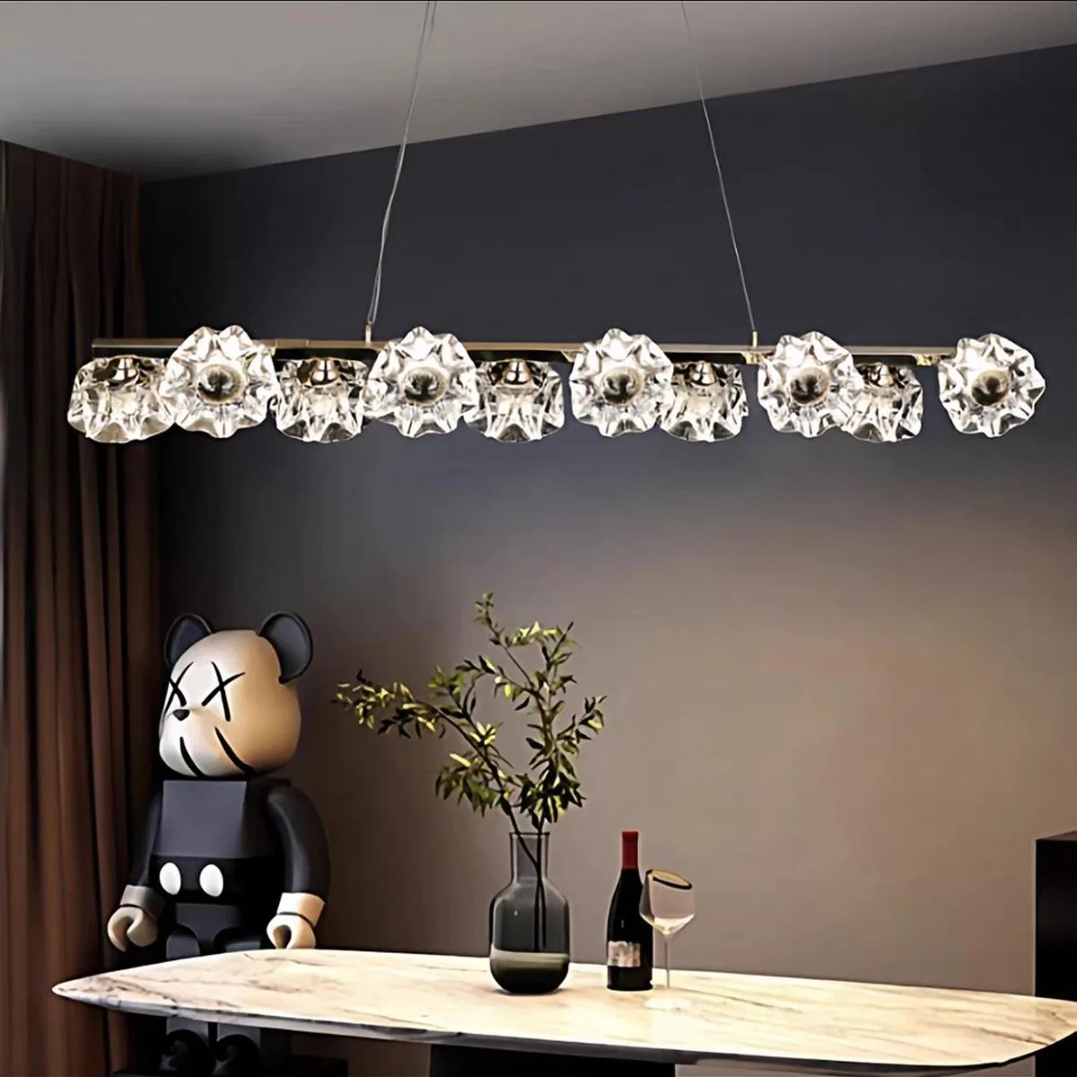 SinWay sinway-murano-179 · Murano Style Crystal Pendant Lamp
