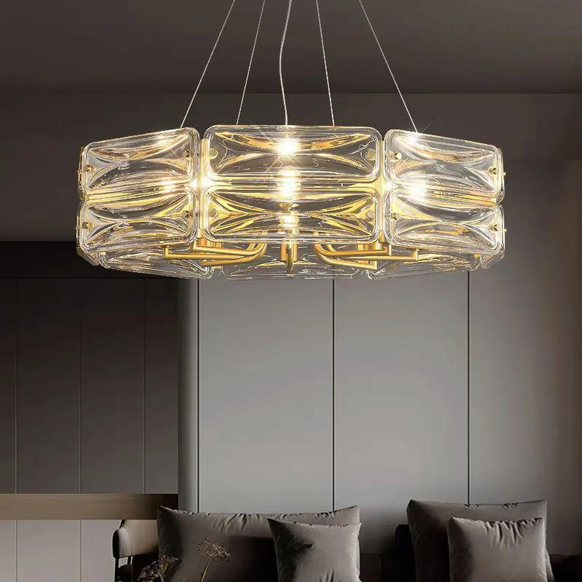 SinWay sinway-murano-031 · Murano Style Crystal Pendant Lamp