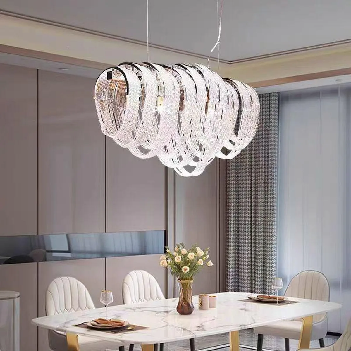 SinWay sinway-murano-074 · Murano Style Crystal Pendant Lamp