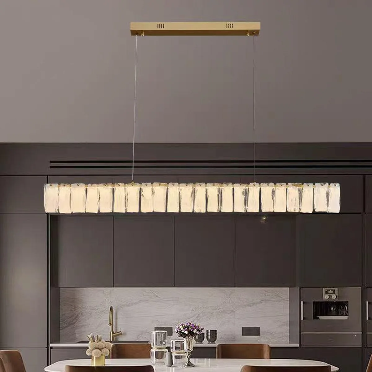 SinWay sinway-murano-133 · Murano Style Crystal Pendant Lamp