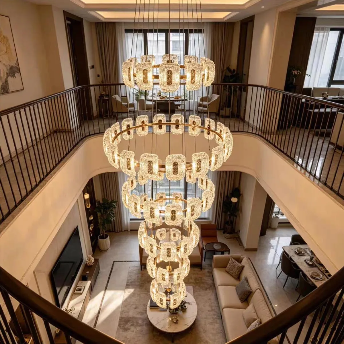 SinWay sinway-murano-211 · Murano Style Crystal Pendant Lamp