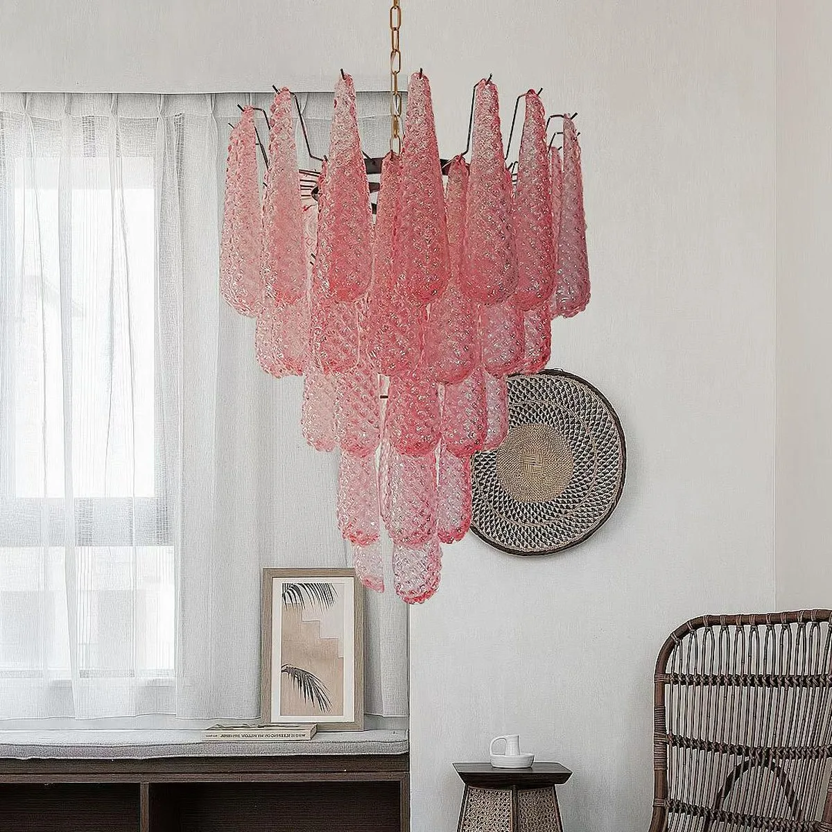 SinWay sinway-murano-009 · Murano Style Crystal Pendant Lamp