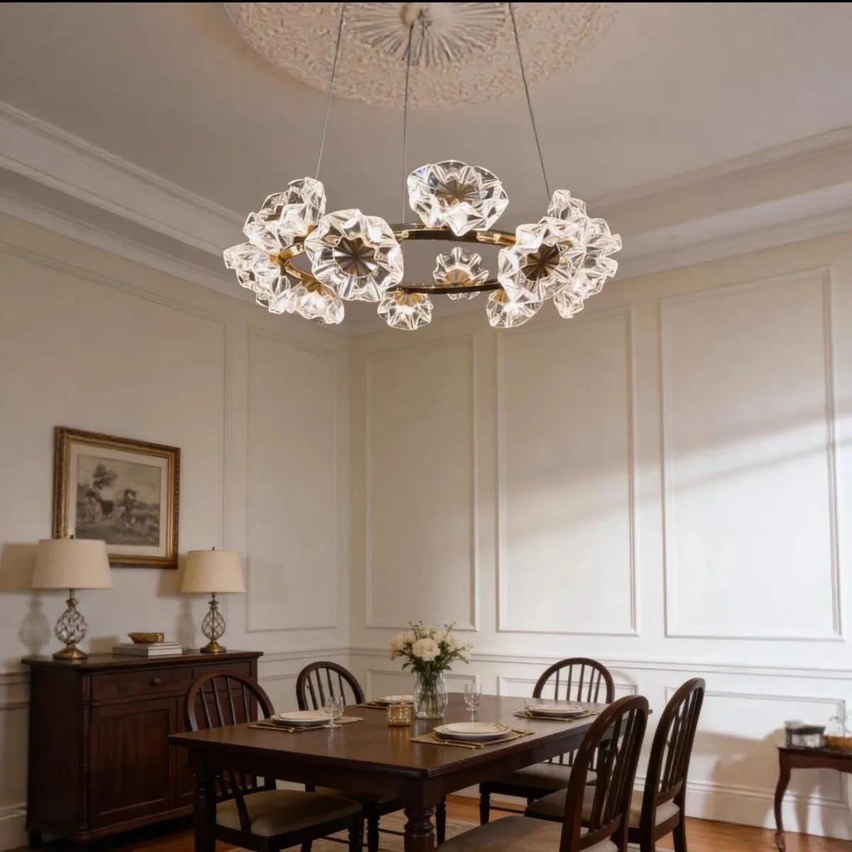 SinWay sinway-murano-180 · Murano Style Crystal Pendant Lamp