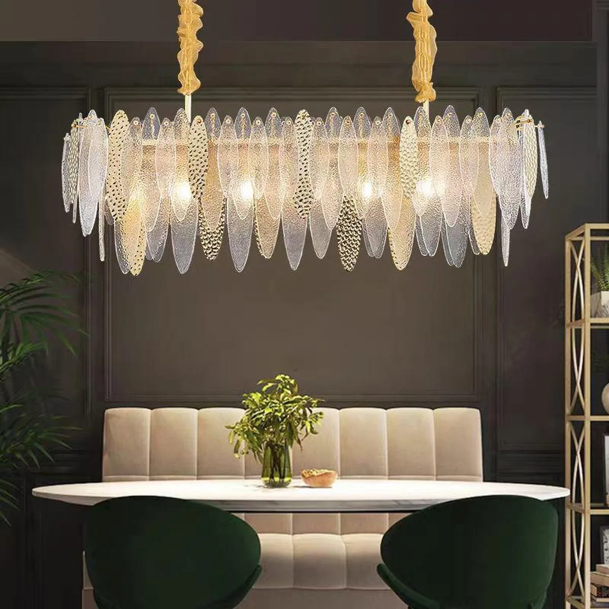 SinWay sinway-murano-106 · Murano Style Crystal Pendant Lamp