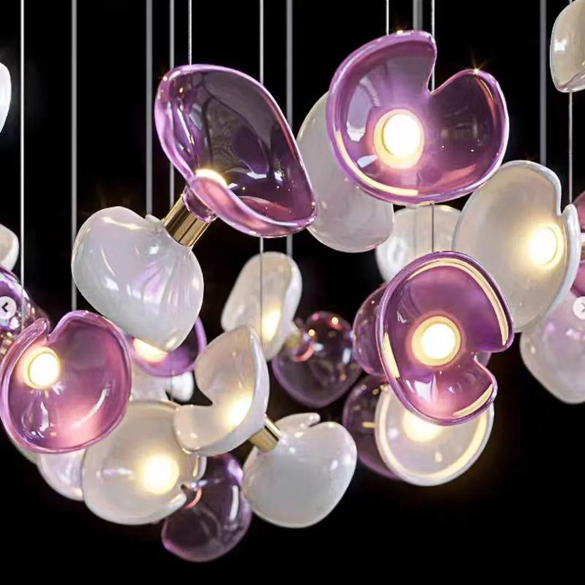 SinWay sinway-murano-102 · Murano Style Crystal Pendant Lamp