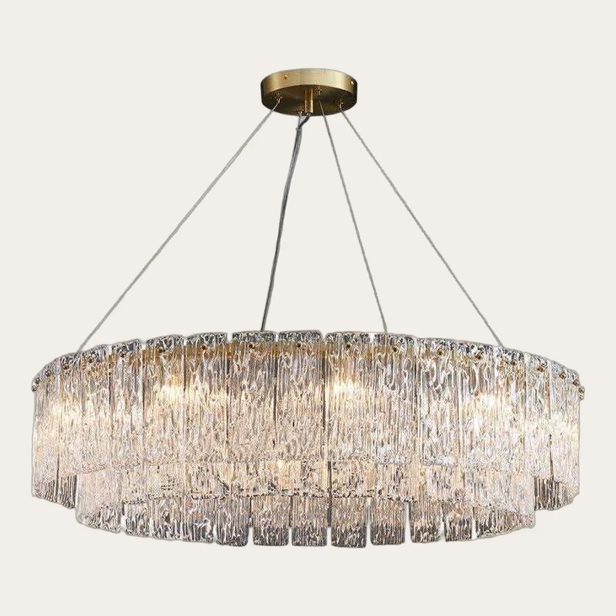SinWay sinway-murano-208 · Murano Style Crystal Pendant Lamp