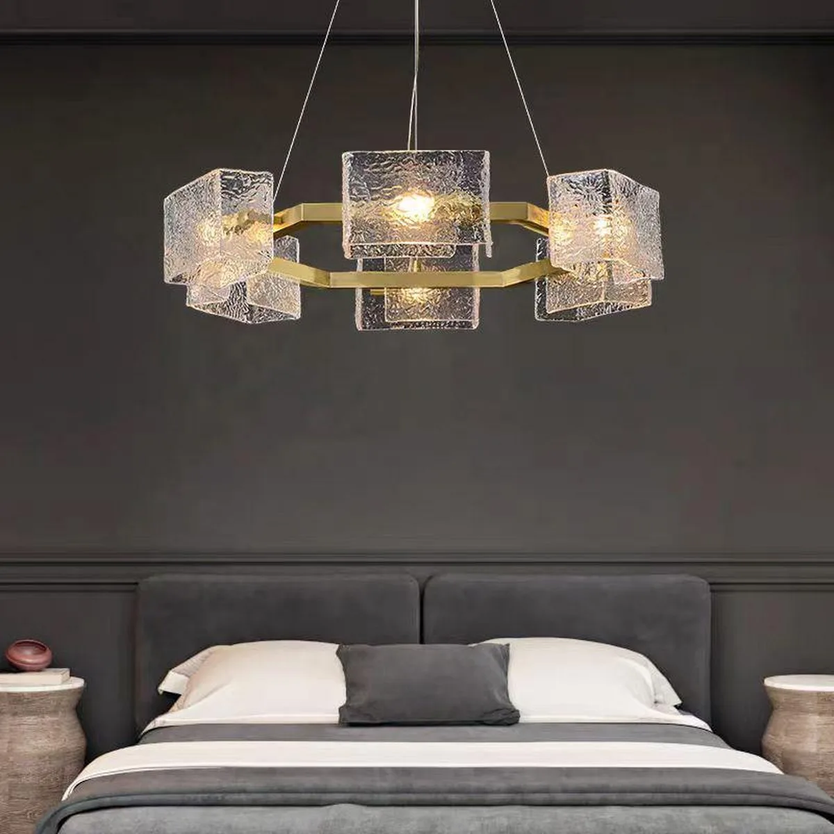 SinWay sinway-murano-129 · Murano Style Crystal Pendant Lamp